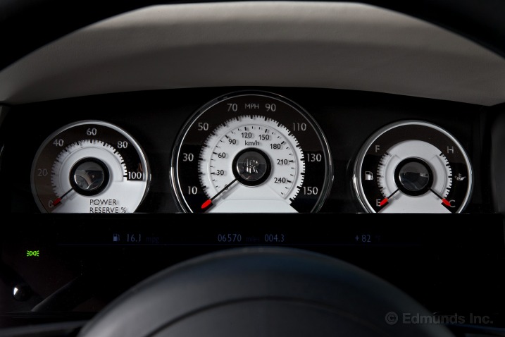 Bảng đồng hồ của Rolls-Royce Wraith Coupe 2014 1