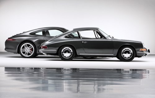 Porsche 911 được thiết kế theo phong cách kết hợp giữa xe thể thao và xe hơi đường phố.,