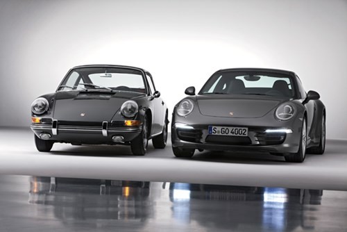 Porsche 911 không thay đổi nhiều về kiểu dáng thiết kế sau 7 lần nâng cấp.