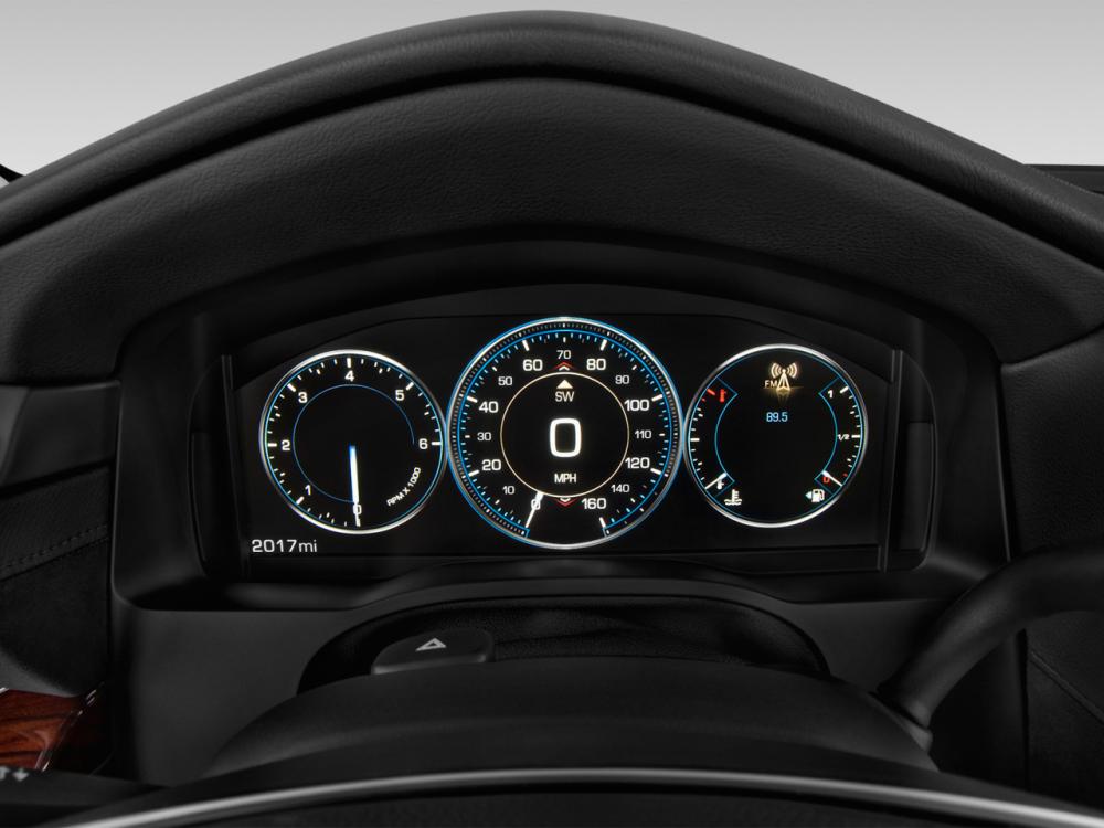 bảng đồng hồ trên Cadillac Escalade 2015 
